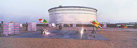 #255 ~ Townsley - Oil Tank Construction, Sudan