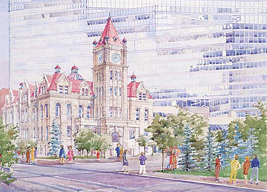 #2094 ~ Dabrowska - Untitled - City Hall, Calgary