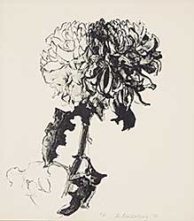 #2050 ~ Ballachey - Untitled - Floral Sketch  #A/P