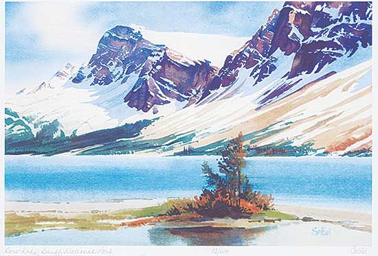 #2319 ~ Saltiel-Marshall - Bow Lake, Banff National Park  #93/600