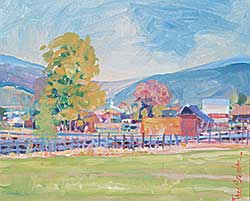 #2326 ~ Schaefer - Untitled - View of the Stables